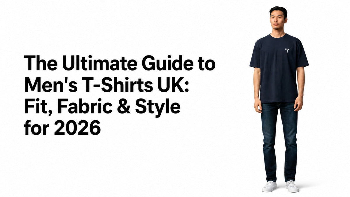 The Ultimate Guide to Men's T-Shirts UK: Fit, Fabric &amp; Style for 2026
