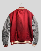 Red & Grey Varsity Style Jacket