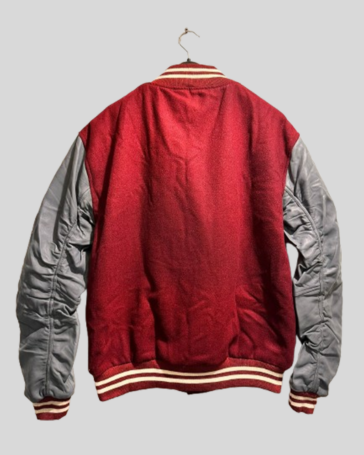 Red & Grey Varsity Style Jacket