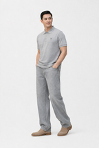 Signature Grey  POLO T-Shirt
