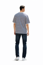 Blue & White Striped T-Shirt