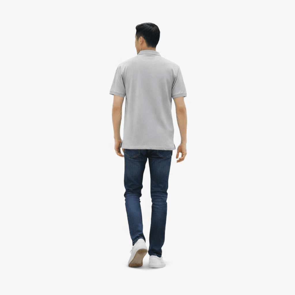 Signature Grey  POLO T-Shirt
