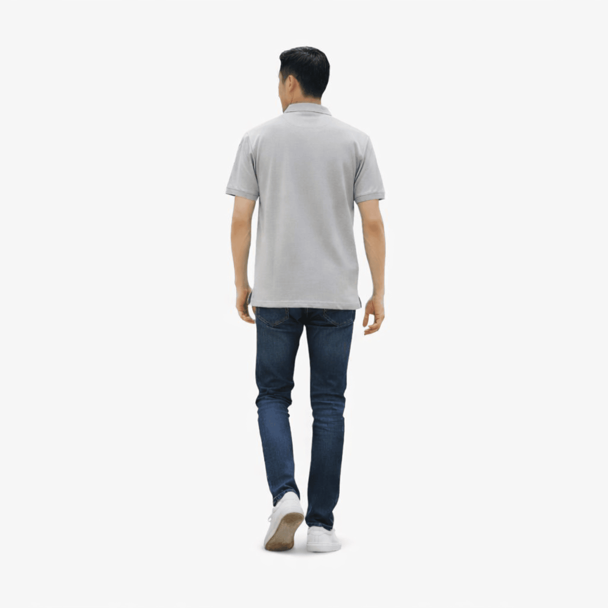 Signature Grey  POLO T-Shirt