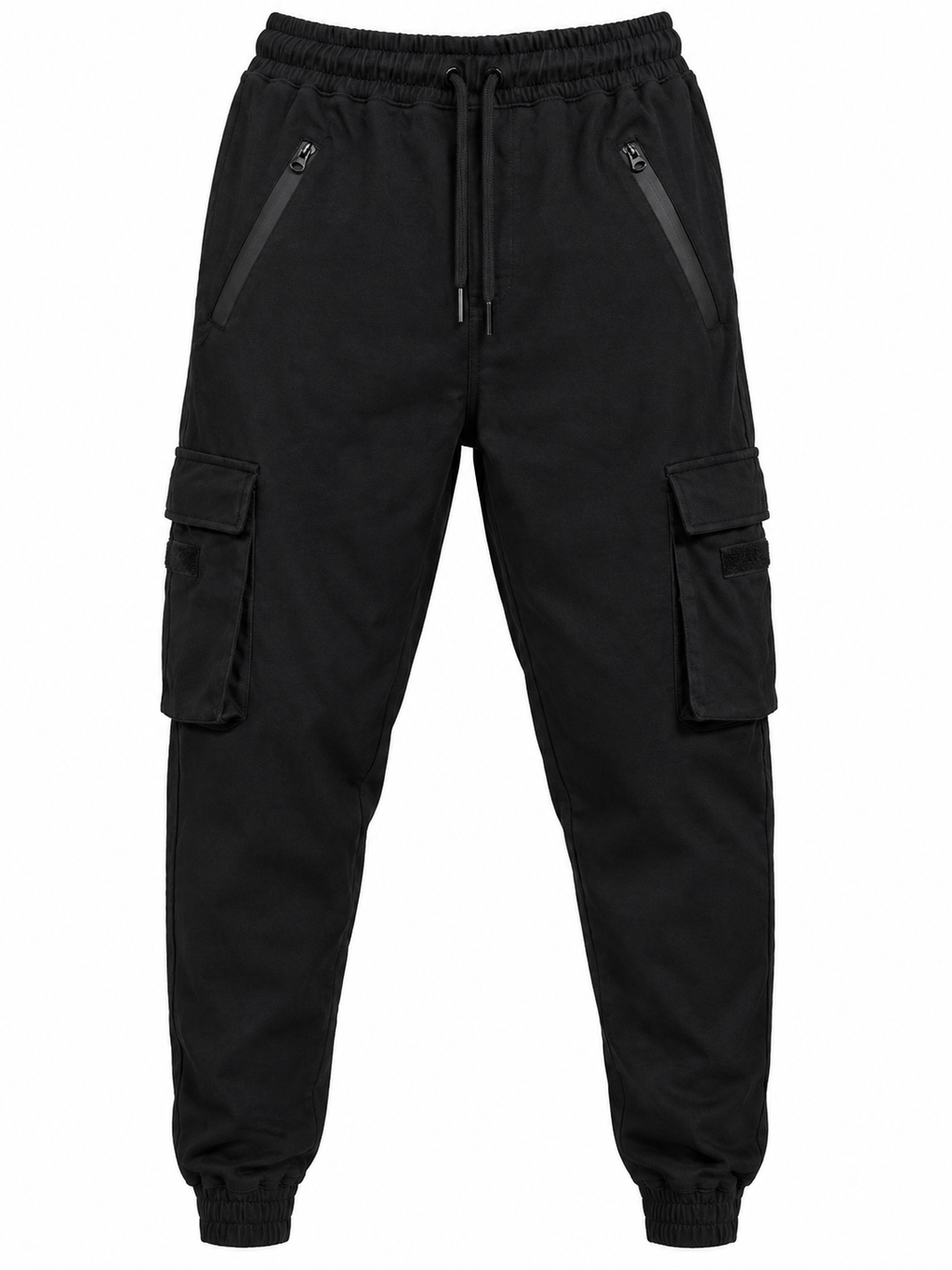 Men’s Black Cotton Cargo Pants