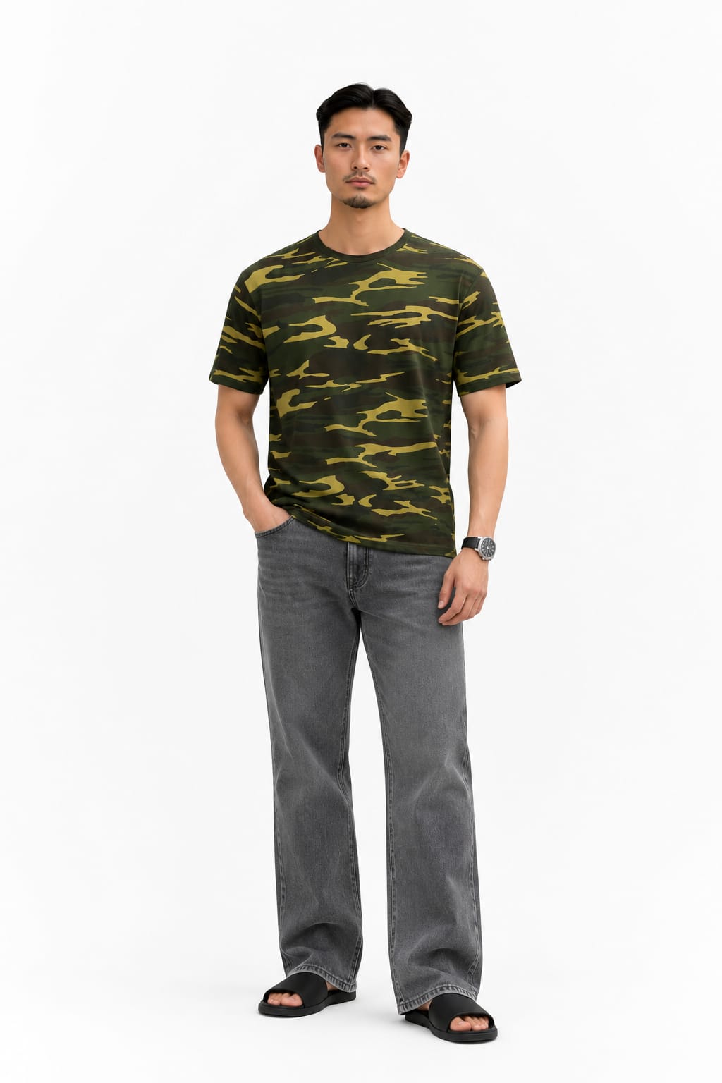 Camouflage Relaxed Fit T-Shirt